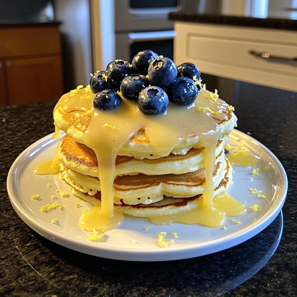 Moist Lemon Ricotta Pancakes