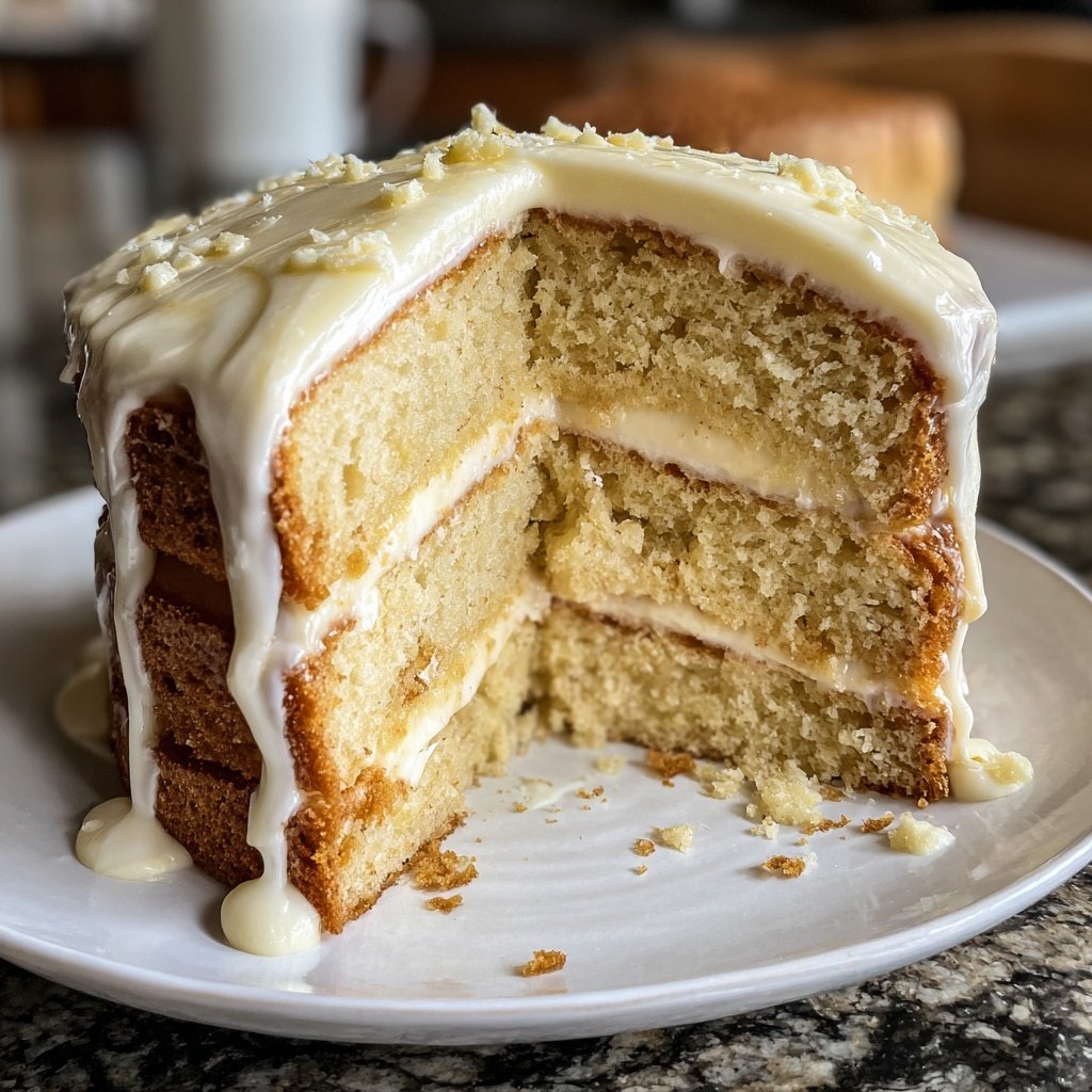 Decadent Vanilla Layer Cake