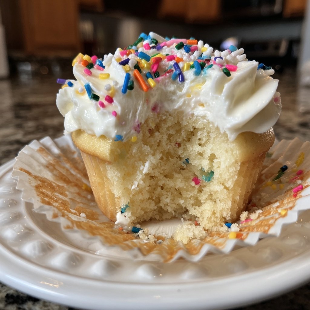 Vanilla Frosted Cupcake Bliss