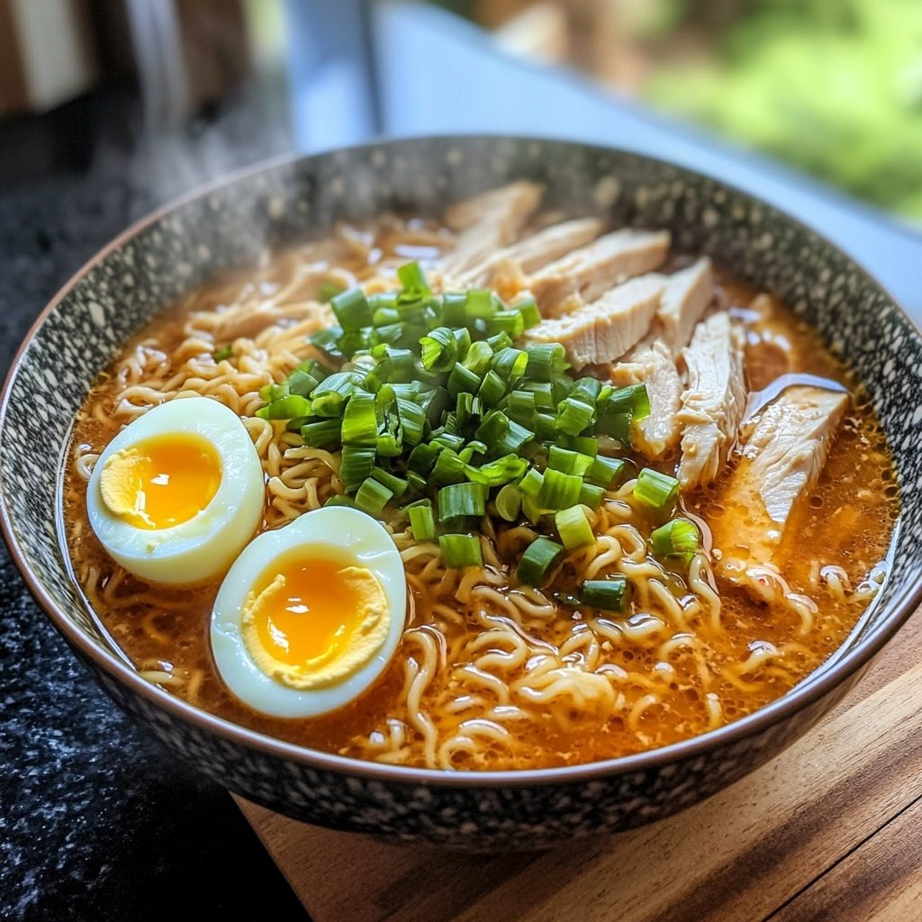 Easy Chicken Ramen Soup