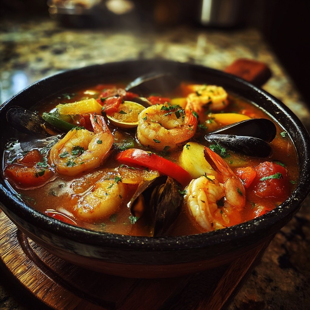 One-Pot Spicy Spanish Seafood Stew