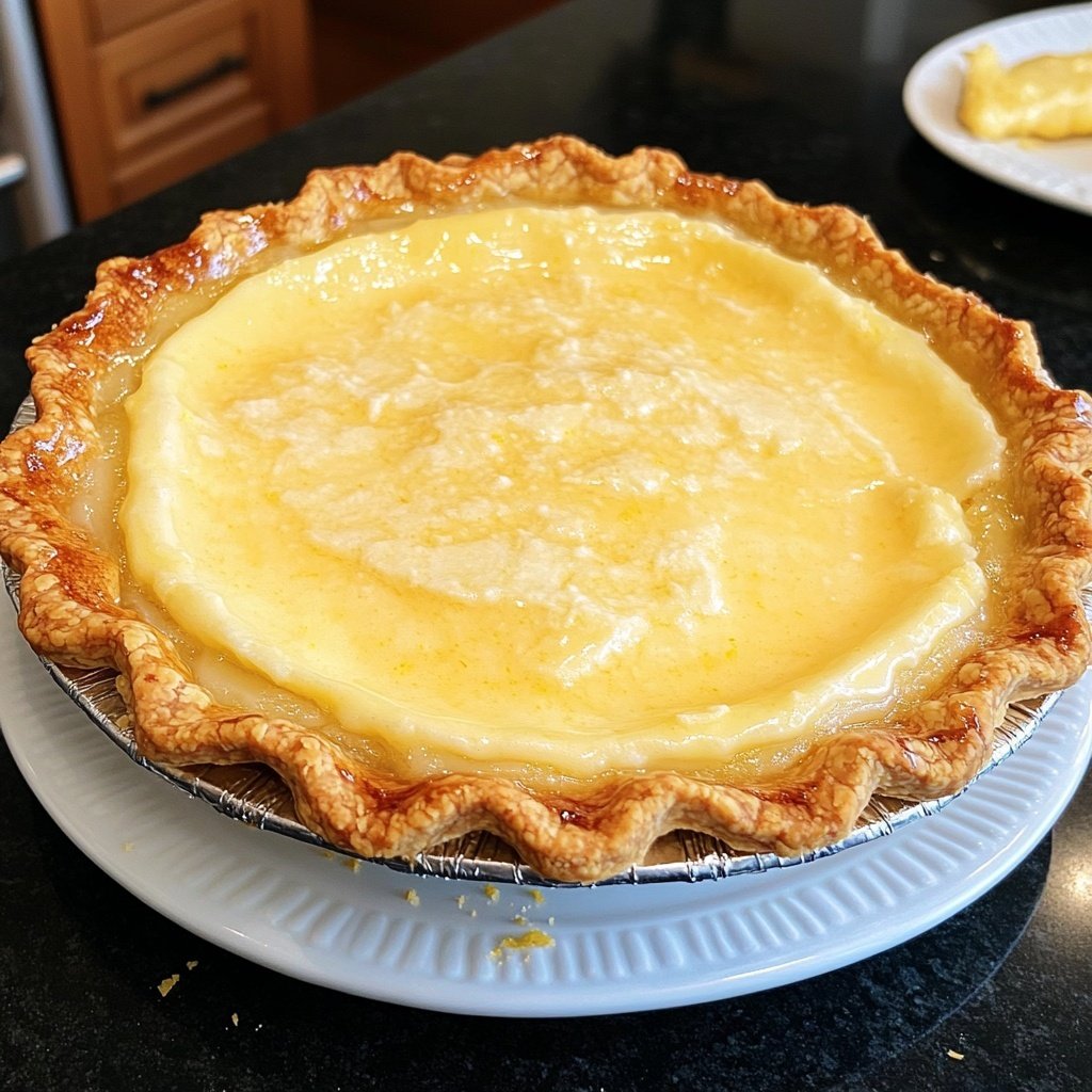 Meyer Lemon Chess Pie