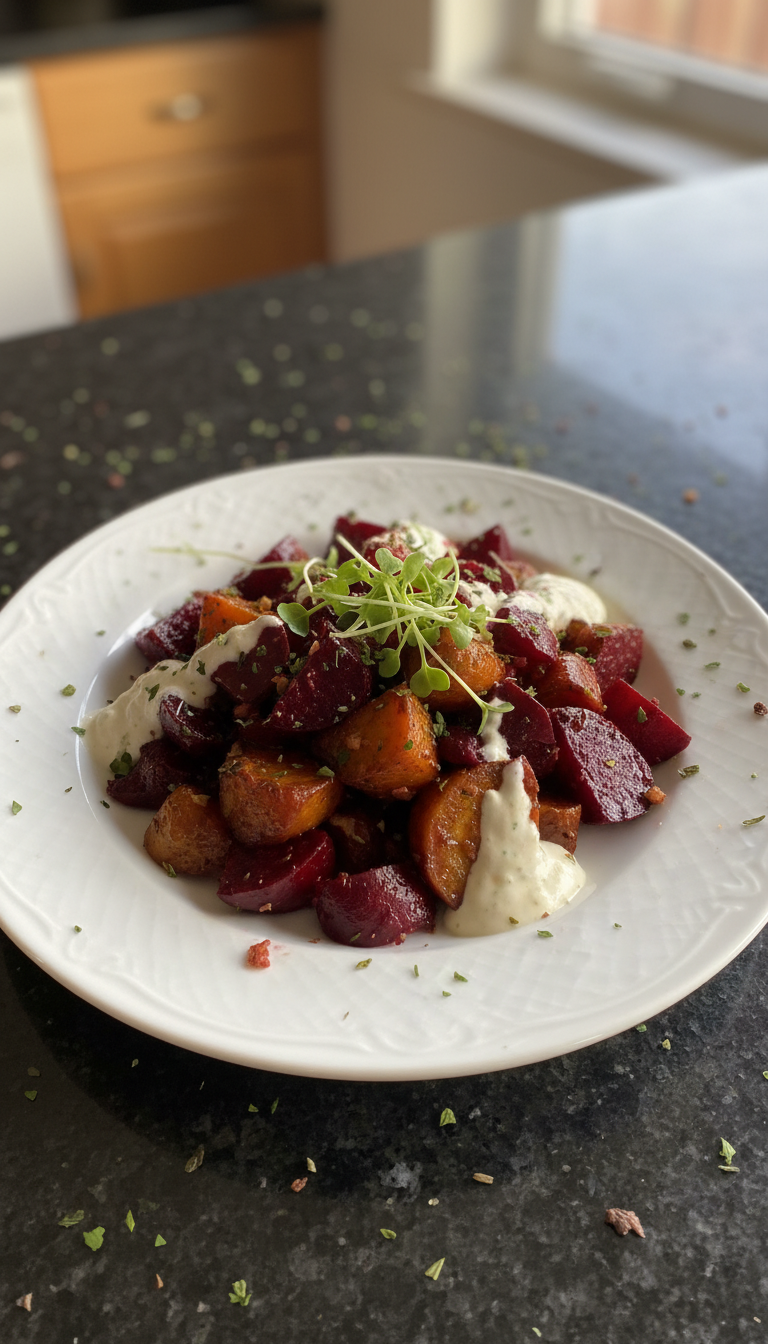 Roasted Beet and Aioli Salad