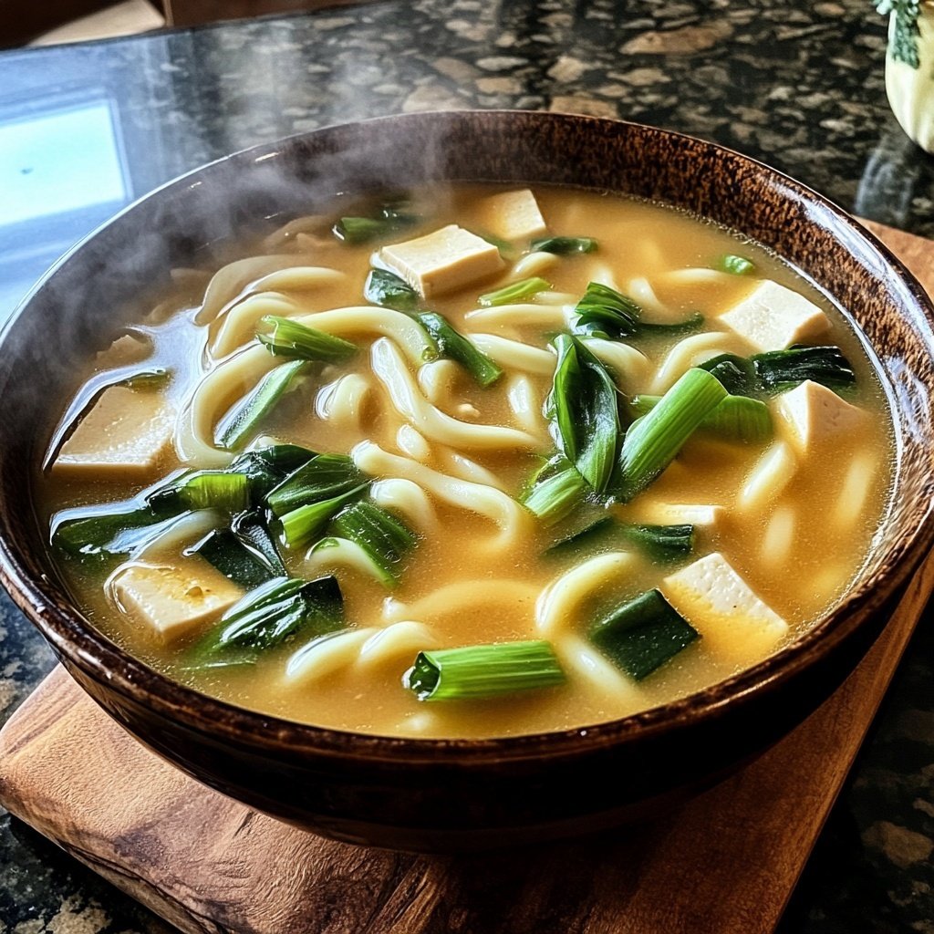 CREAMY MISO UDON SOUP