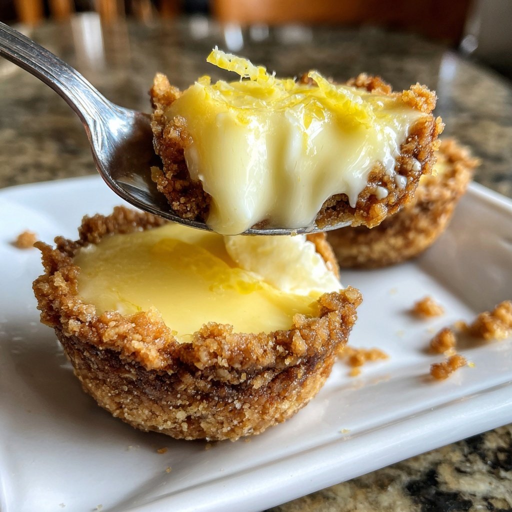 Lemon Cream Pie Cookie Cups