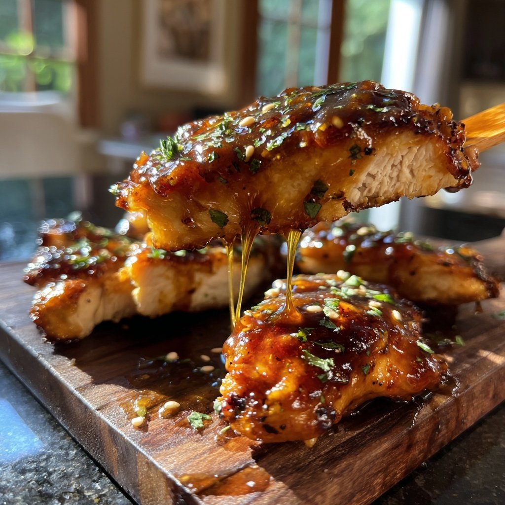 Honey Mustard Glazed Chicken