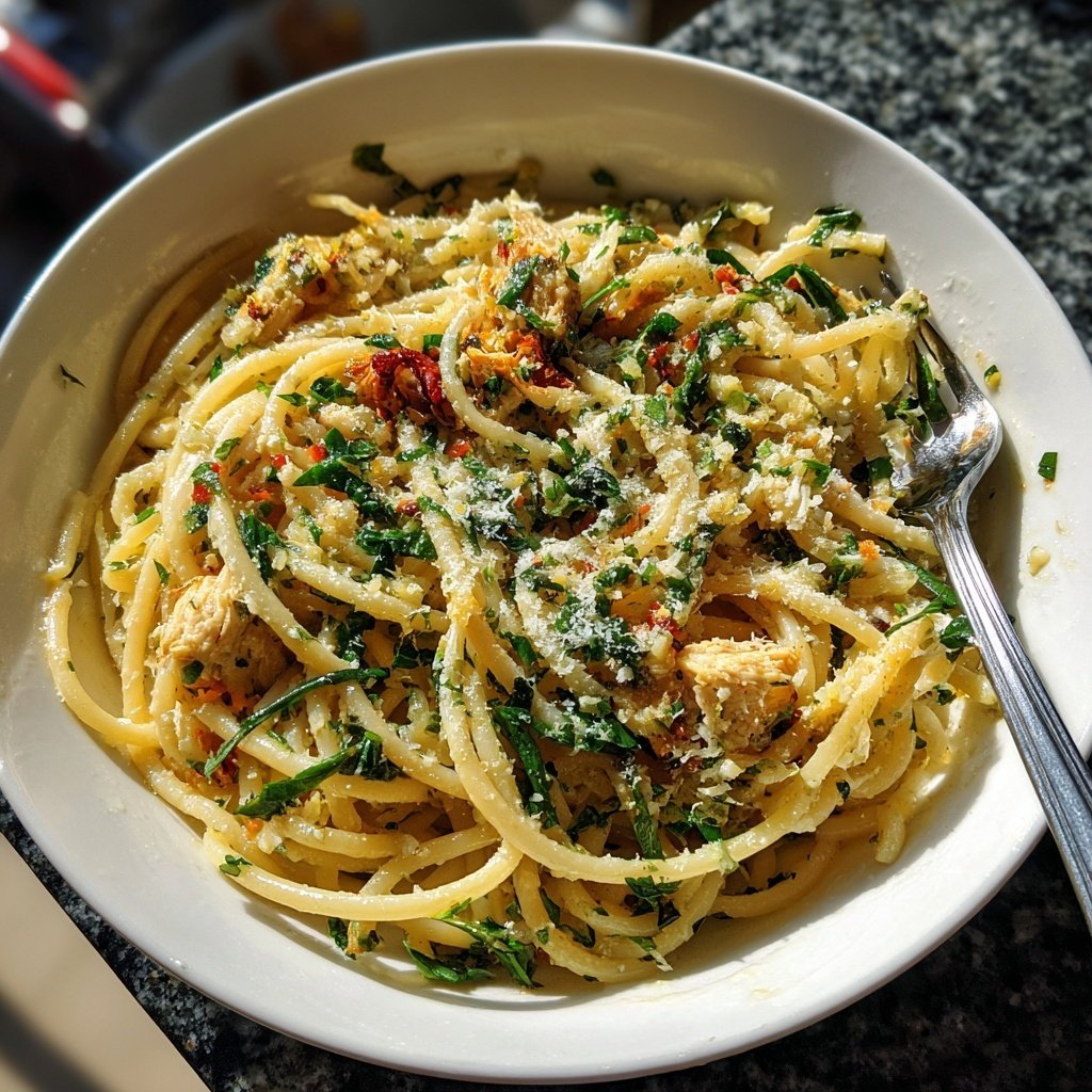 Lemon Herb Chicken Pasta