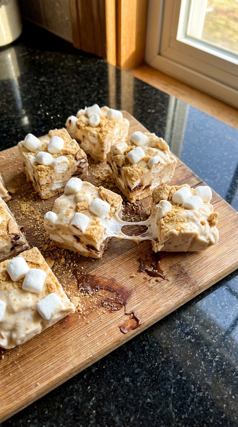 Frozen Yogurt S'mores Bites
