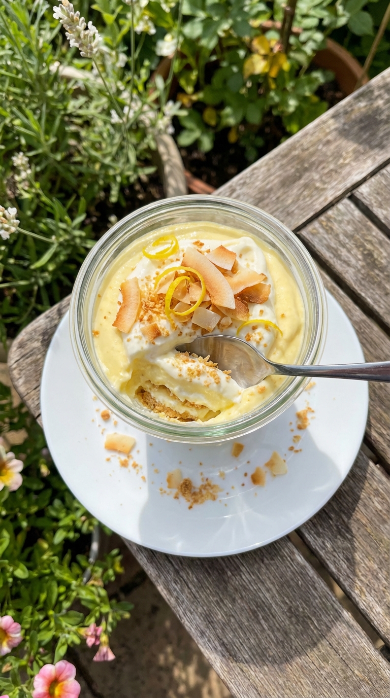 Limoncello and Coconut Parfait