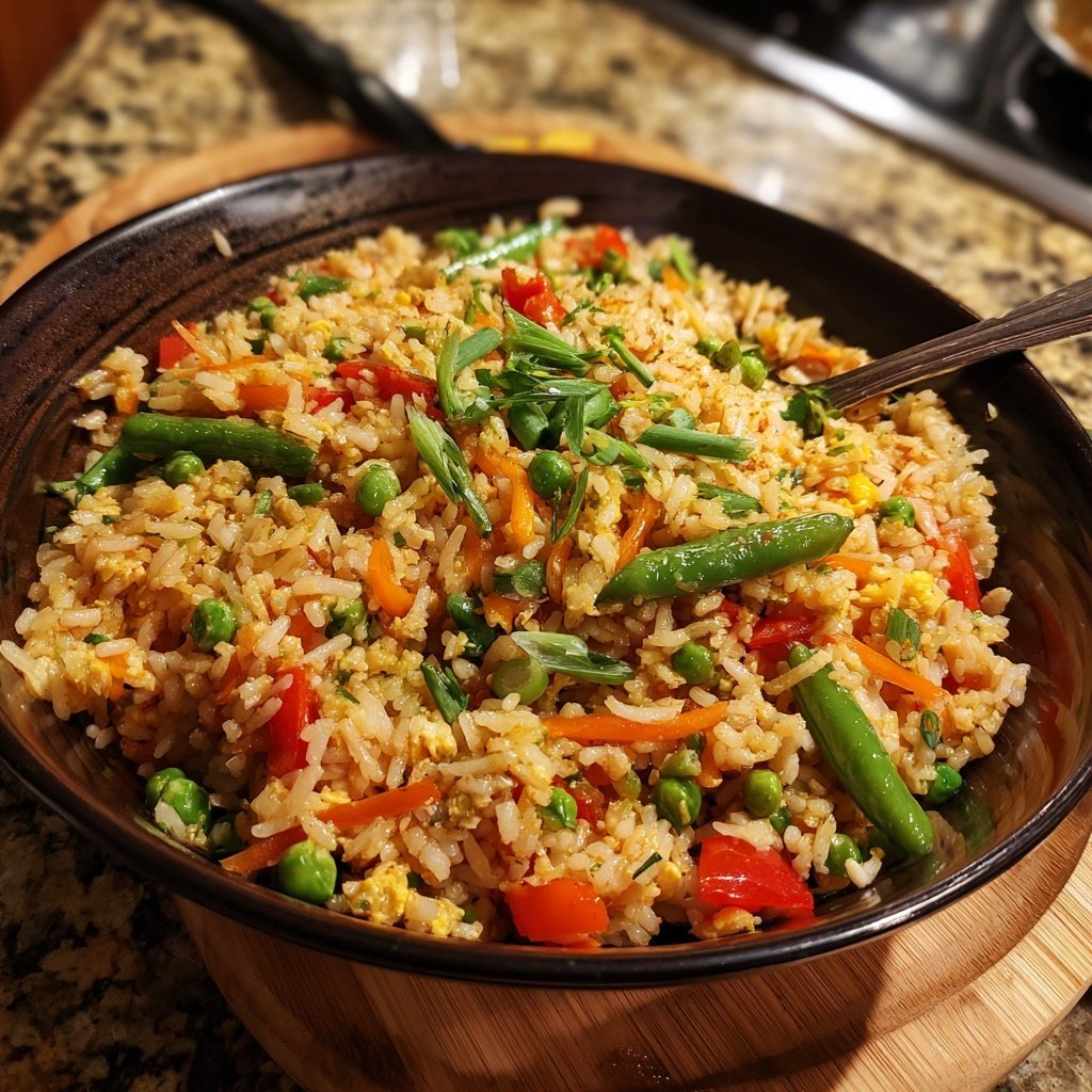 Fast Fried Rice with Veggies