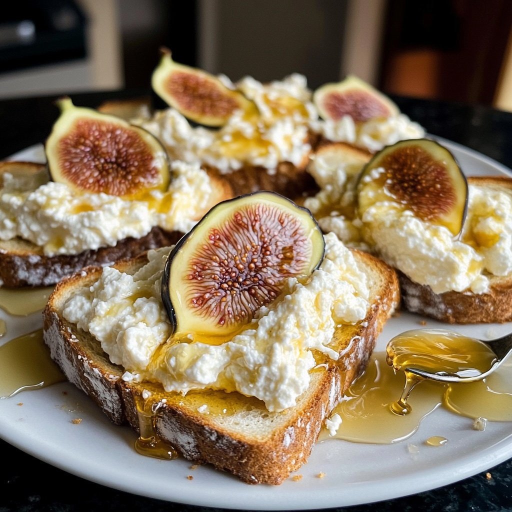 Whipped Ricotta Honey Toast Recipe