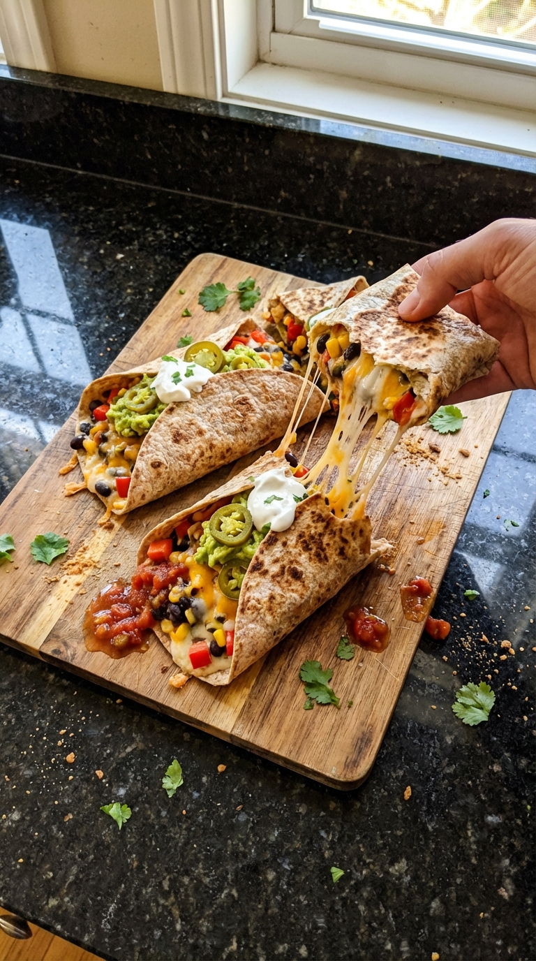 Loaded Nacho Veggie Wraps