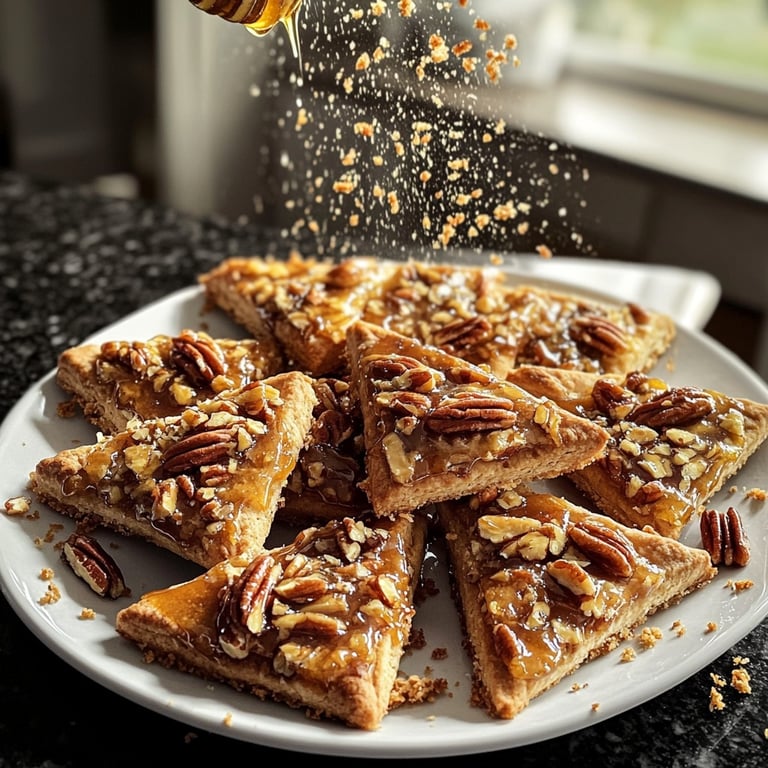Caramelized Nut Corner Triangles