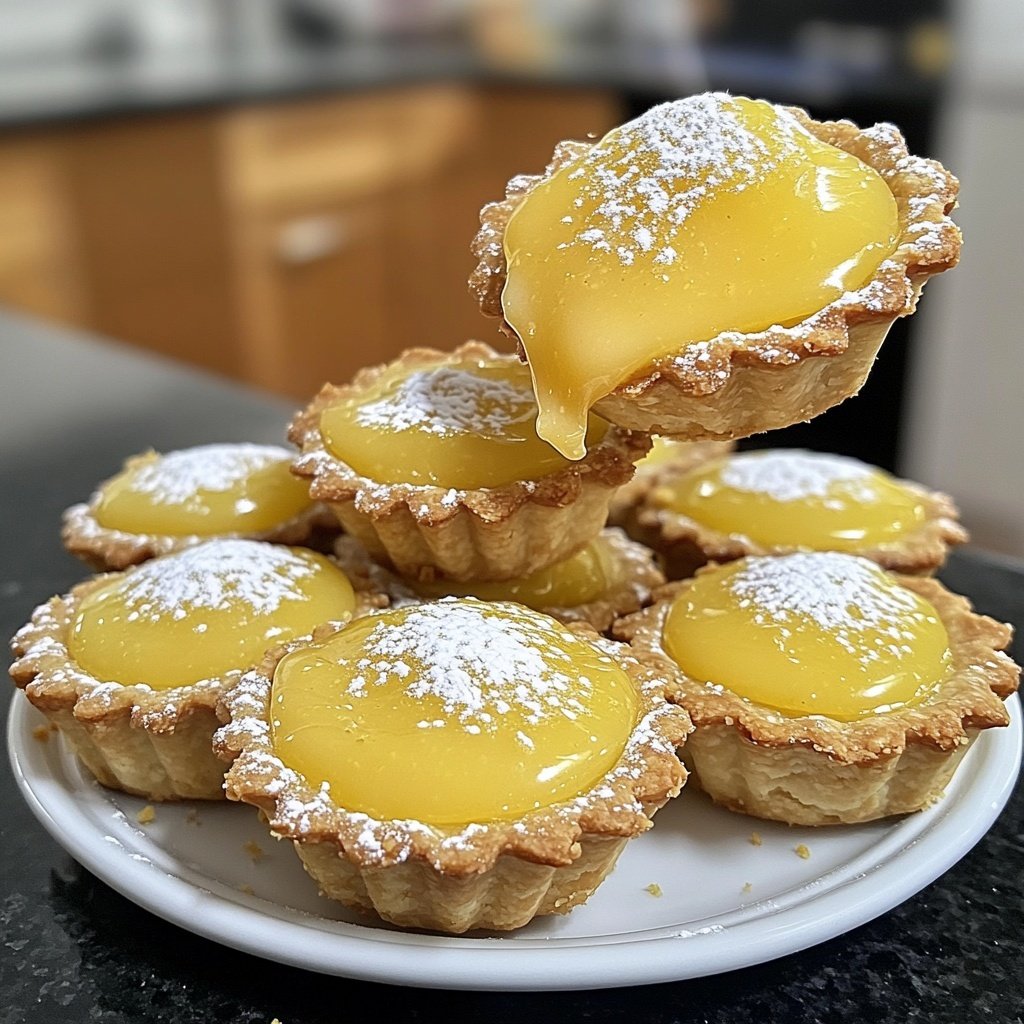 Meyer Lemon Curd Tartlets