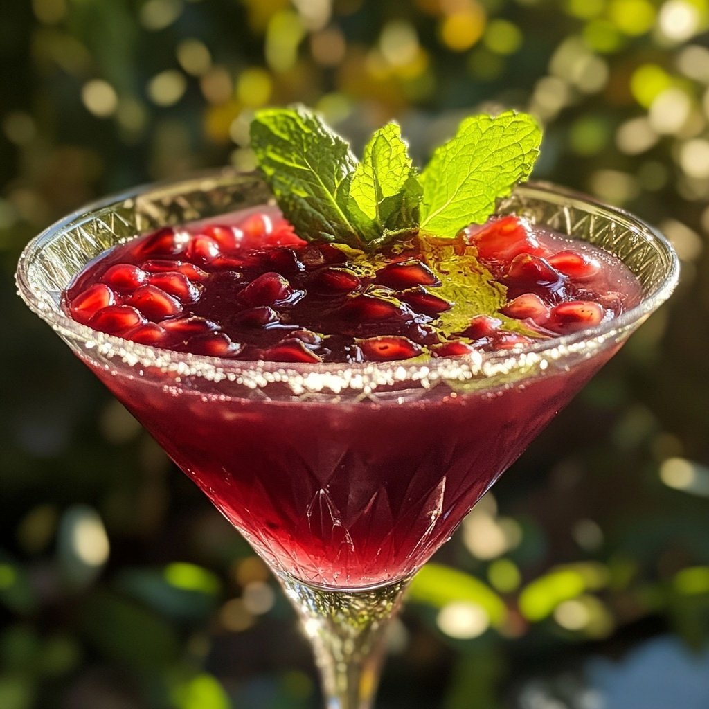 Pomegranate Martini Alcohol-Free