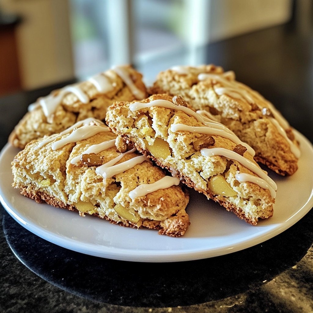 Meyer Lemon Ginger Scones