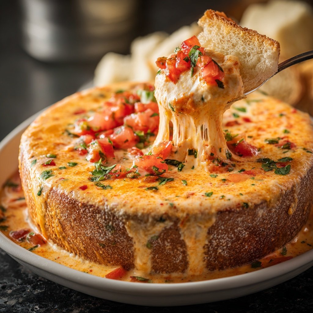 Fiesta Cheese Fondue Delight