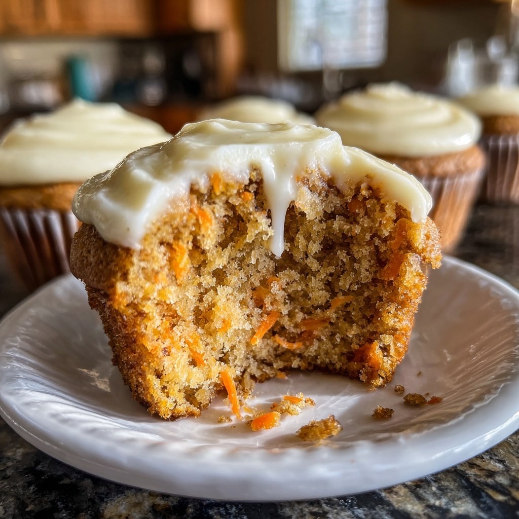 Mini Carrot Cake Cupcakes