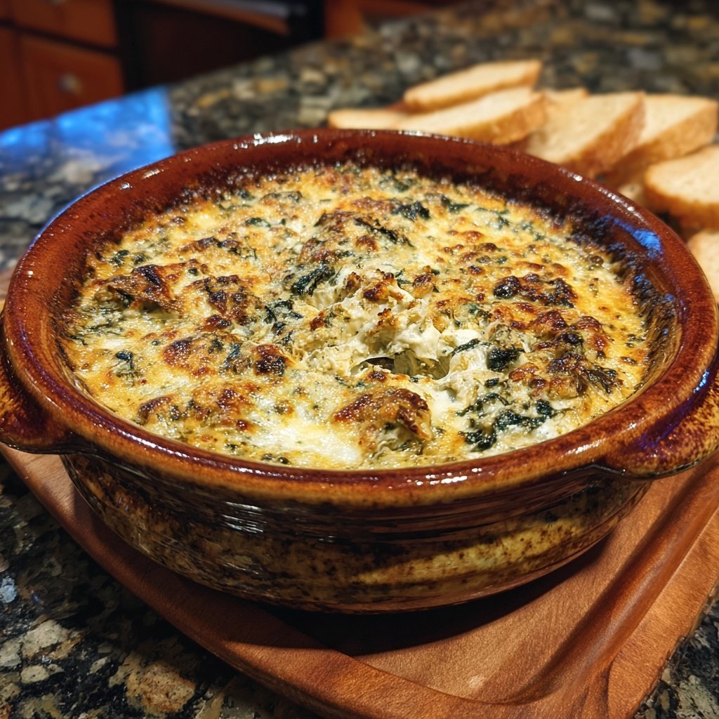 Warm Artichoke Spinach Dip