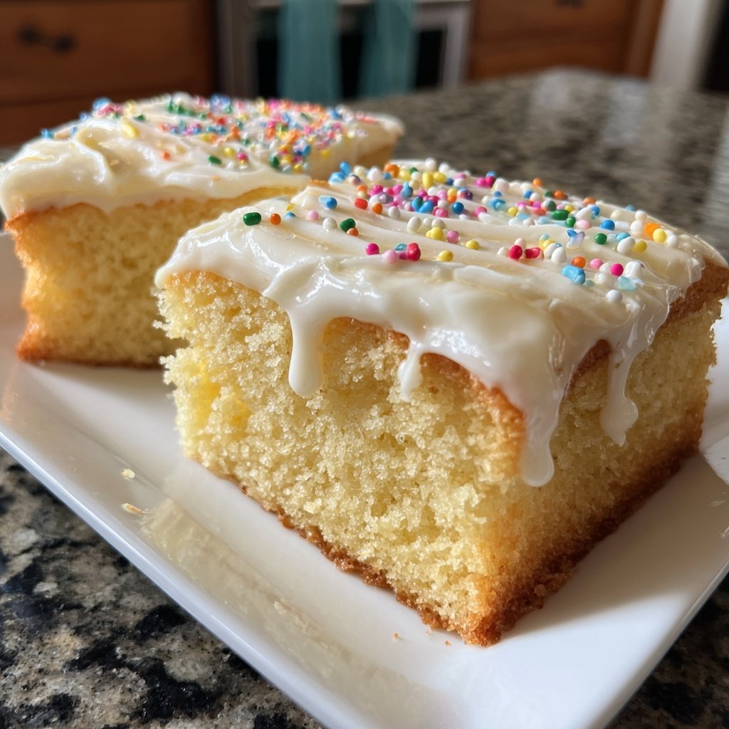 Classic Moist Vanilla Butter Cake