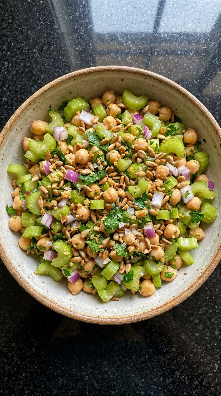 Celery and Chickpea Salad