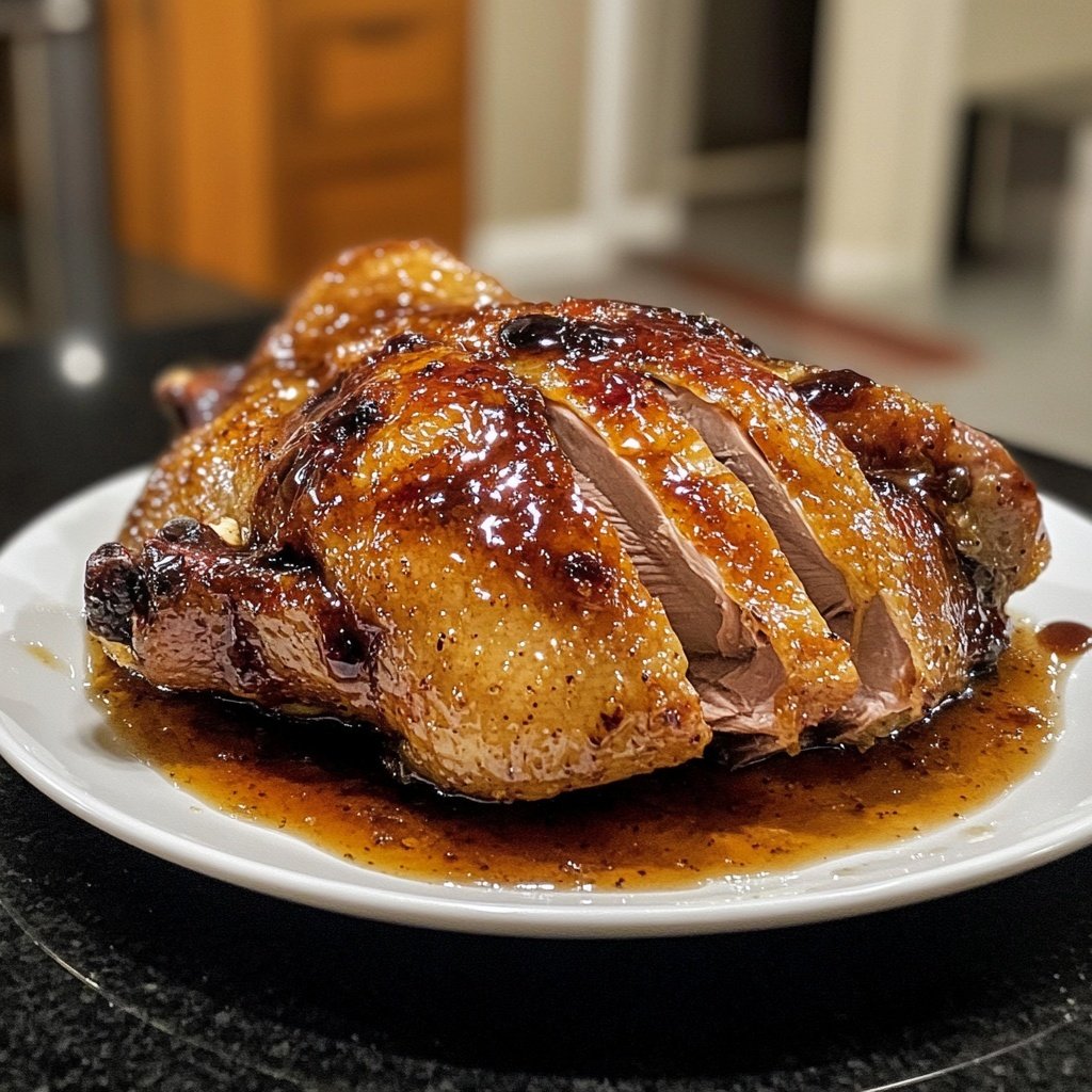 Roast Duck Honey Balsamic Glaze