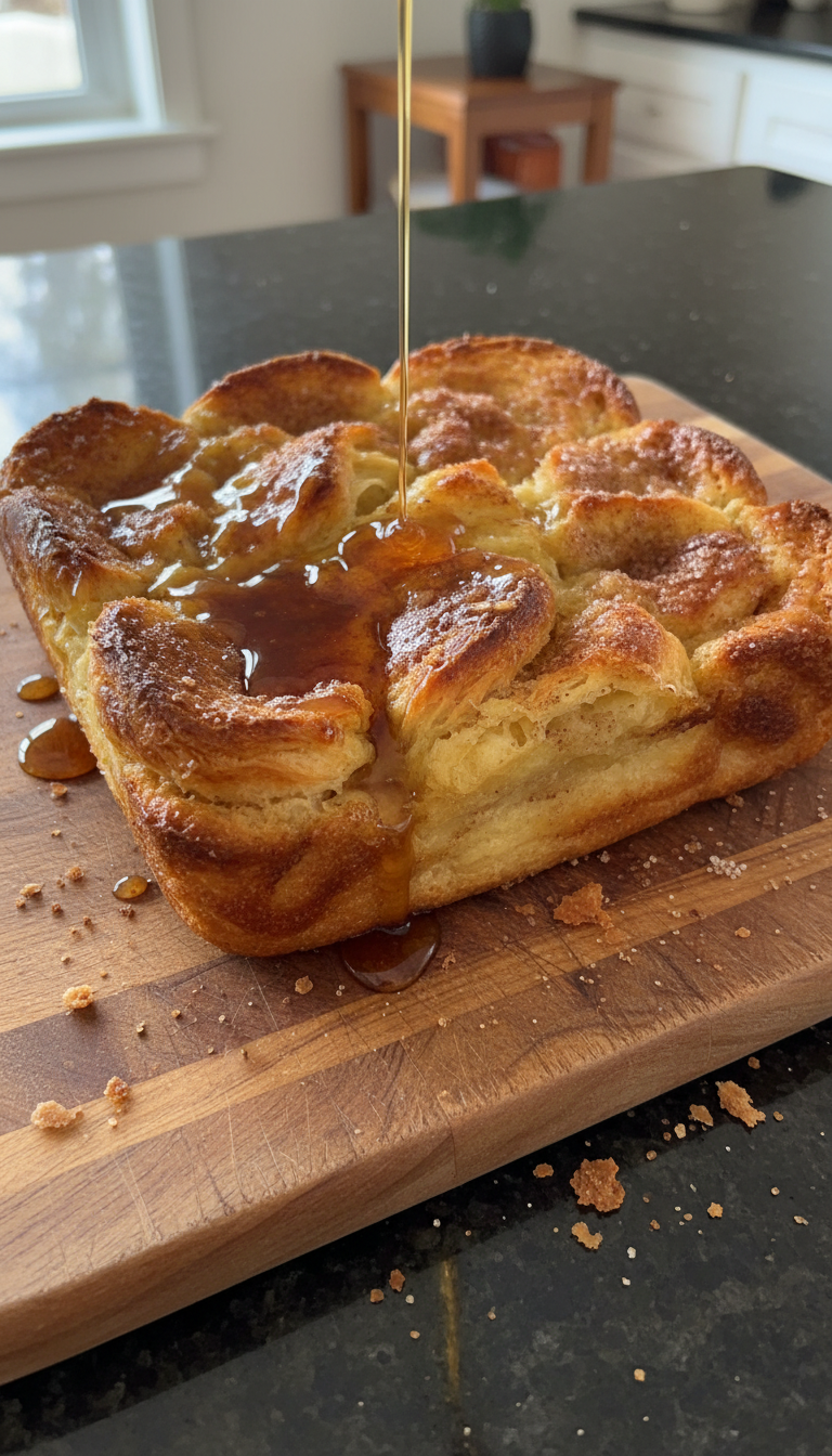 French Toast Croissant Bake