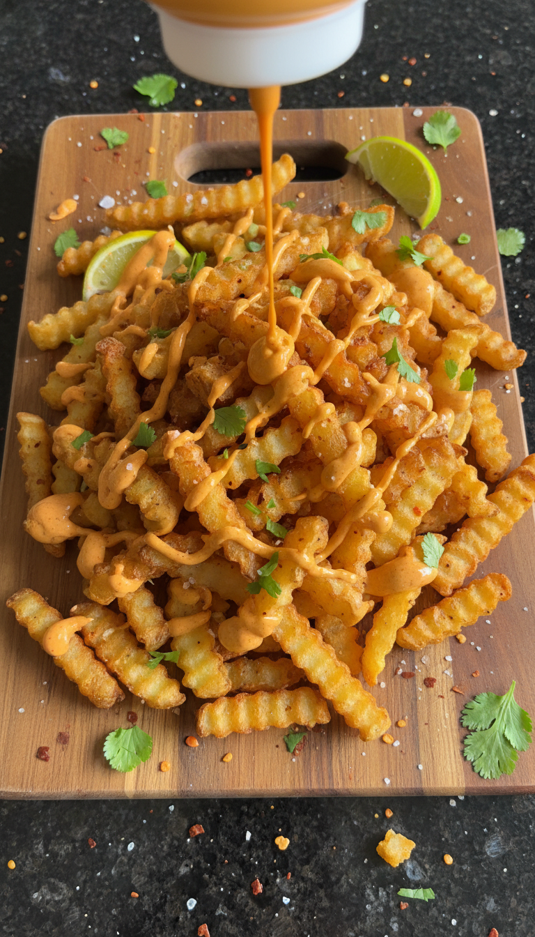 Sriracha Lime Aioli Fries